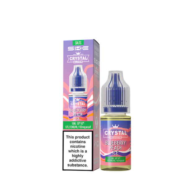 Blueberry Peach Ice Nic Salt 10ml | SKE Crystal | Trendy Vapes