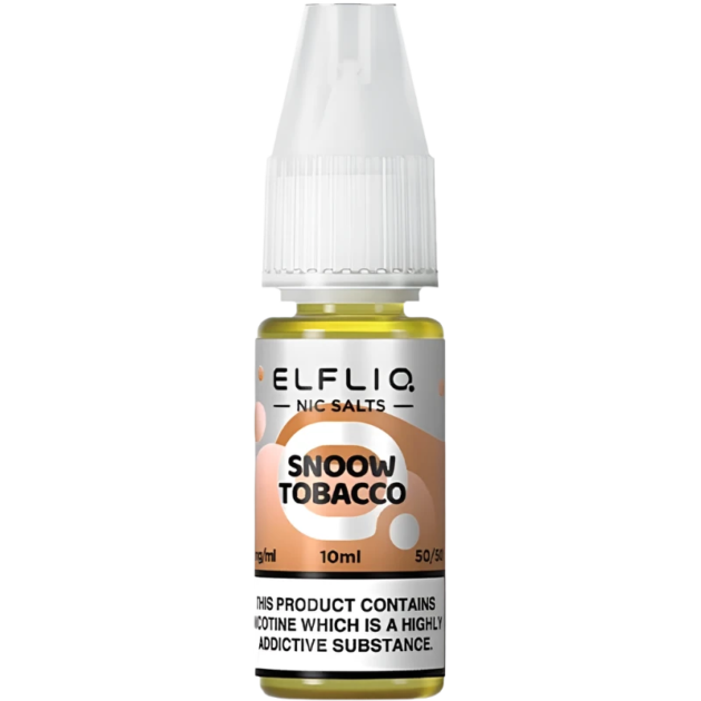Snoow Tobacco Nic Salt 10ml | Elfbar Elfliq | Trendy Vapes