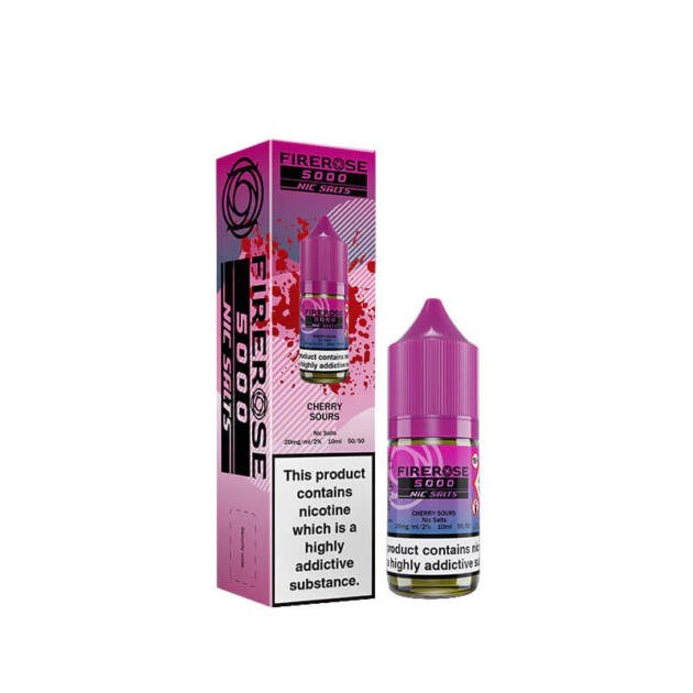 Cherry Sours Nic Salt 10ml | Elux Firerose 5000 | Trendy Vapes