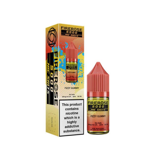 Fizzy Gummy Nic Salt 10ml | Elux Firerose 5000 | Trendy Vapes