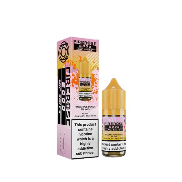 Pineapple Peach Mango Nic Salt 10ml | Elux Firerose 5000 | Trendy Vapes
