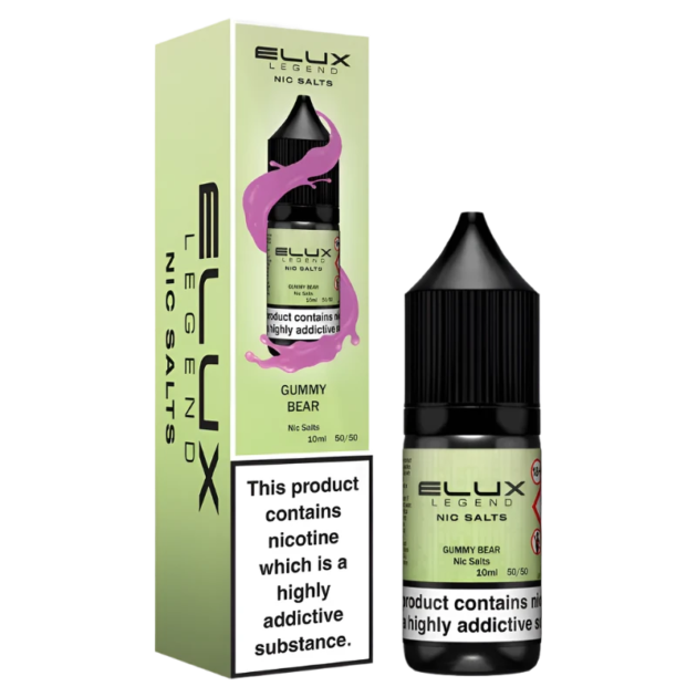 Gummy Bear Nic Salt 10ml | Elux Legend | Trendy Vapes