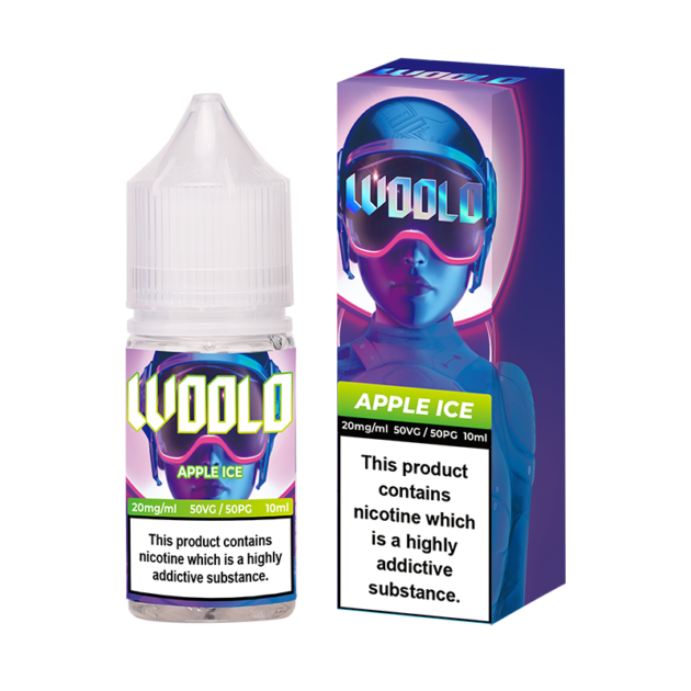 Apple Ice Nic Salt by Woolo | Crisp Green Apple Vape Juice V1 2