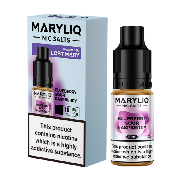 Blueberry Sour Raspberry Nic Salt 10ml | Lost Mary MARYLIQ | Trendy Vapes