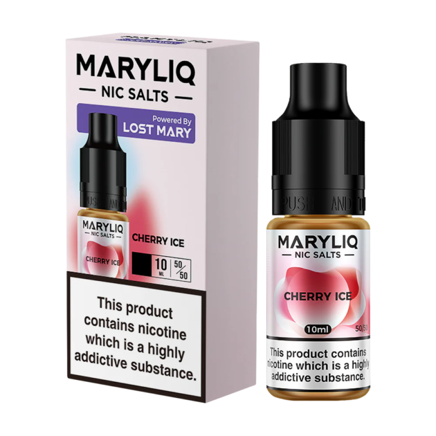 Cherry Ice Nic Salt 10ml | Lost Mary MARYLIQ | Trendy Vapes