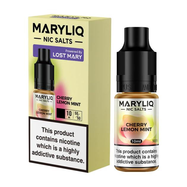 Cherry Lemon Mint Nic Salt 10ml | Lost Mary MARYLIQ | Trendy Vapes
