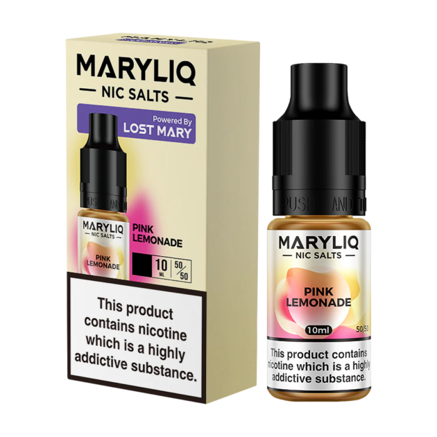 Pink Lemonade Nic Salt 10ml | Lost Mary MARYLIQ | Trendy Vapes