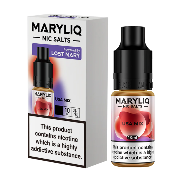 USA Mix Nic Salt 10ml | Lost Mary MARYLIQ | Trendy Vapes
