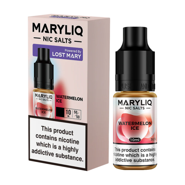 Watermelon Ice Nic Salt 10ml | Lost Mary MARYLIQ | Trendy Vapes