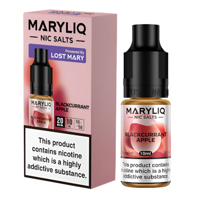 Blackcurrant Apple Nic Salt 10ml | Lost Mary MARYLIQ | Trendy Vapes