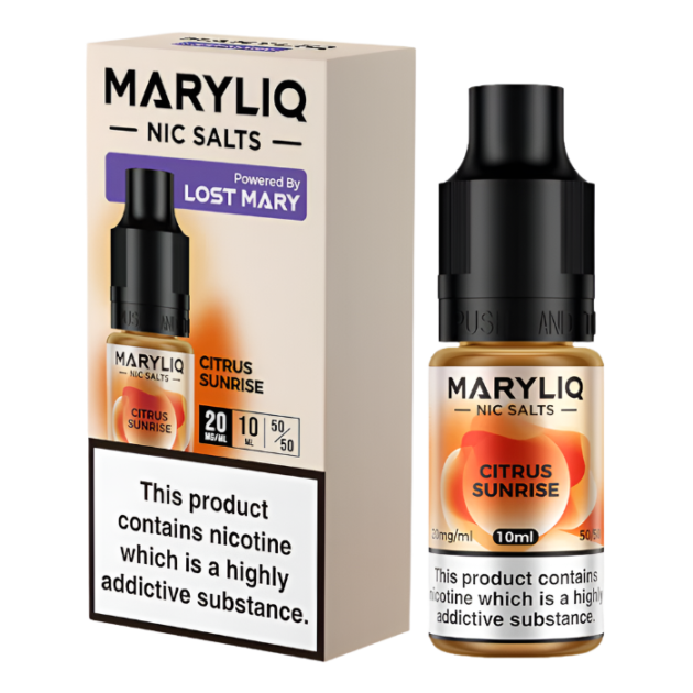Citrus Sunrise Nic Salt 10ml | Lost Mary MARYLIQ | Trendy Vapes