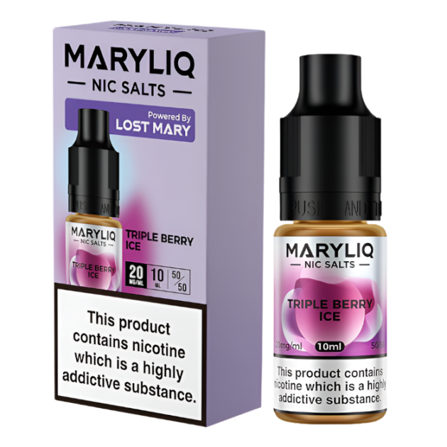 Triple Berry Ice Nic Salt 10ml | Lost Mary MARYLIQ | Trendy Vapes