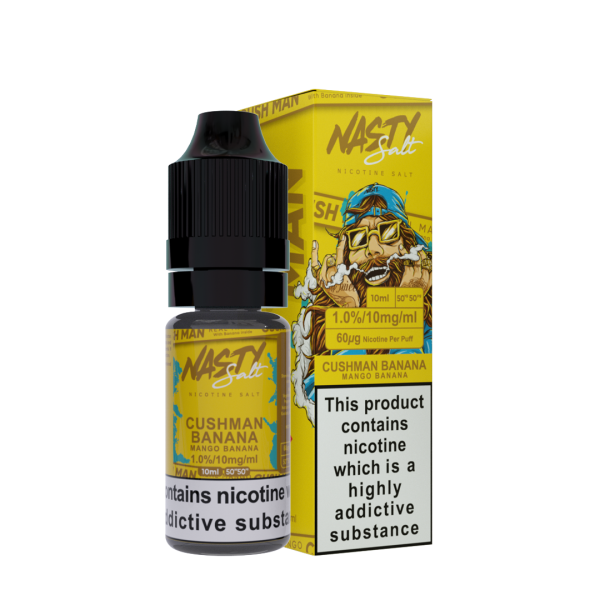 Cush Man Banana Mango Nic Salt By Nasty Juice