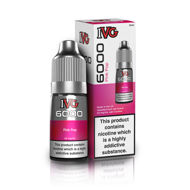 Pink Pop Nic Salt 10ml | IVG 6000 | Trendy Vapes