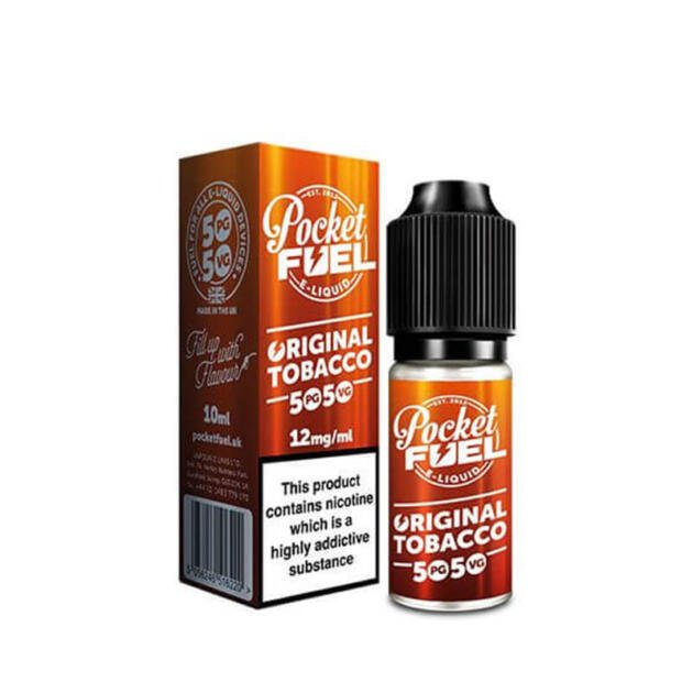 Original Tobacco Non Salt E-Liquid 10ml | Pocket Rocket | Trendy Vapes
