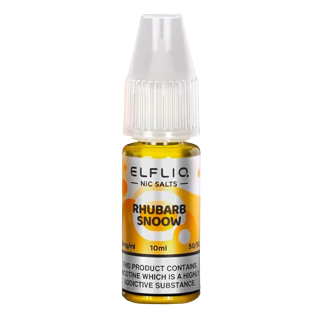 Rhubarb Snoow Nic Salt 10ml | Elfbar Elfliq | Trendy Vapes
