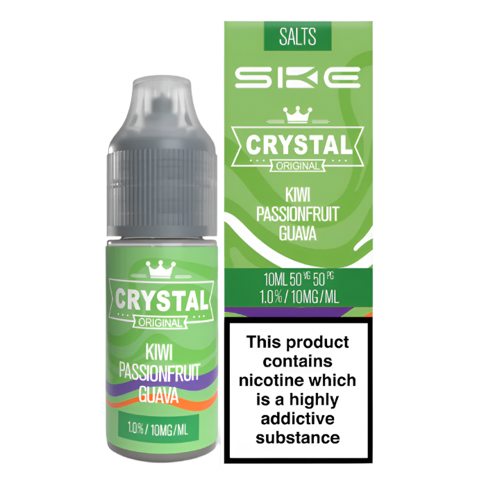 Kiwi Passionfruit Guava Nic Salt 10ml | SKE Crystal | Trendy Vapes
