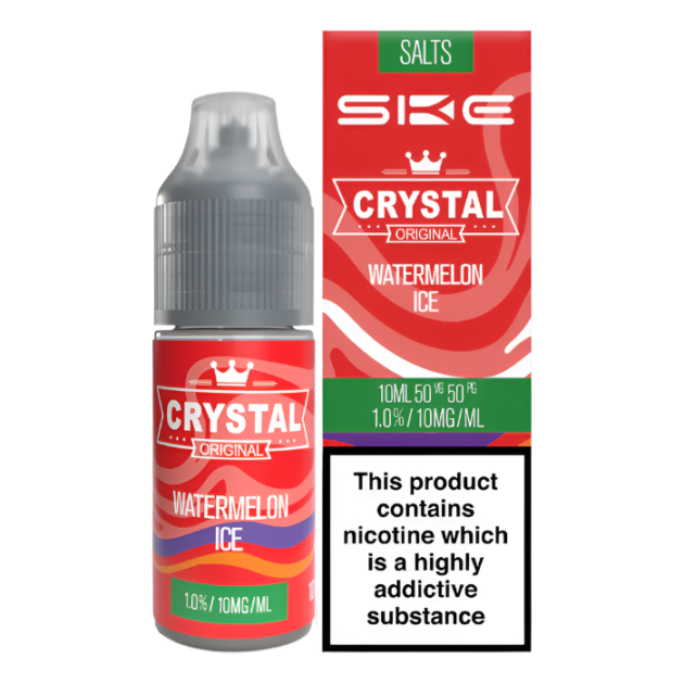 Watermelon Ice Nic Salt 10ml | SKE Crystal | Trendy Vapes