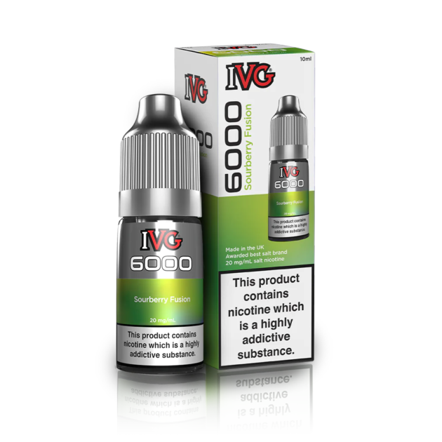 Sourberry Fusion Nic Salt 10ml | IVG 6000 | Trendy Vapes