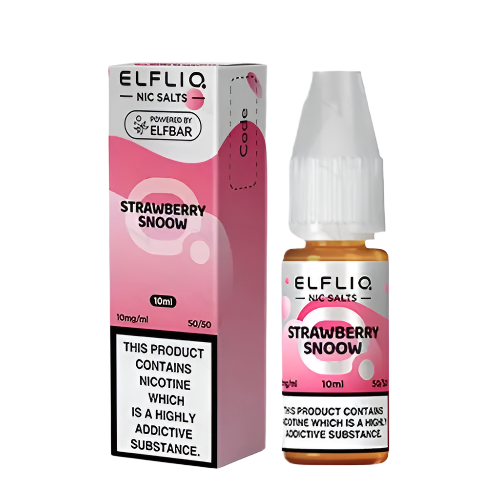 Strawberry Snoow Nic Salt 10ml | Elfbar Elfliq | Trendy Vapes
