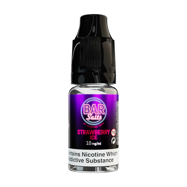 Strawberry Ice Nic Salt By Vampire bar Salts V1